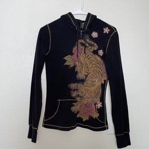 Lucky brand embroidered jacket